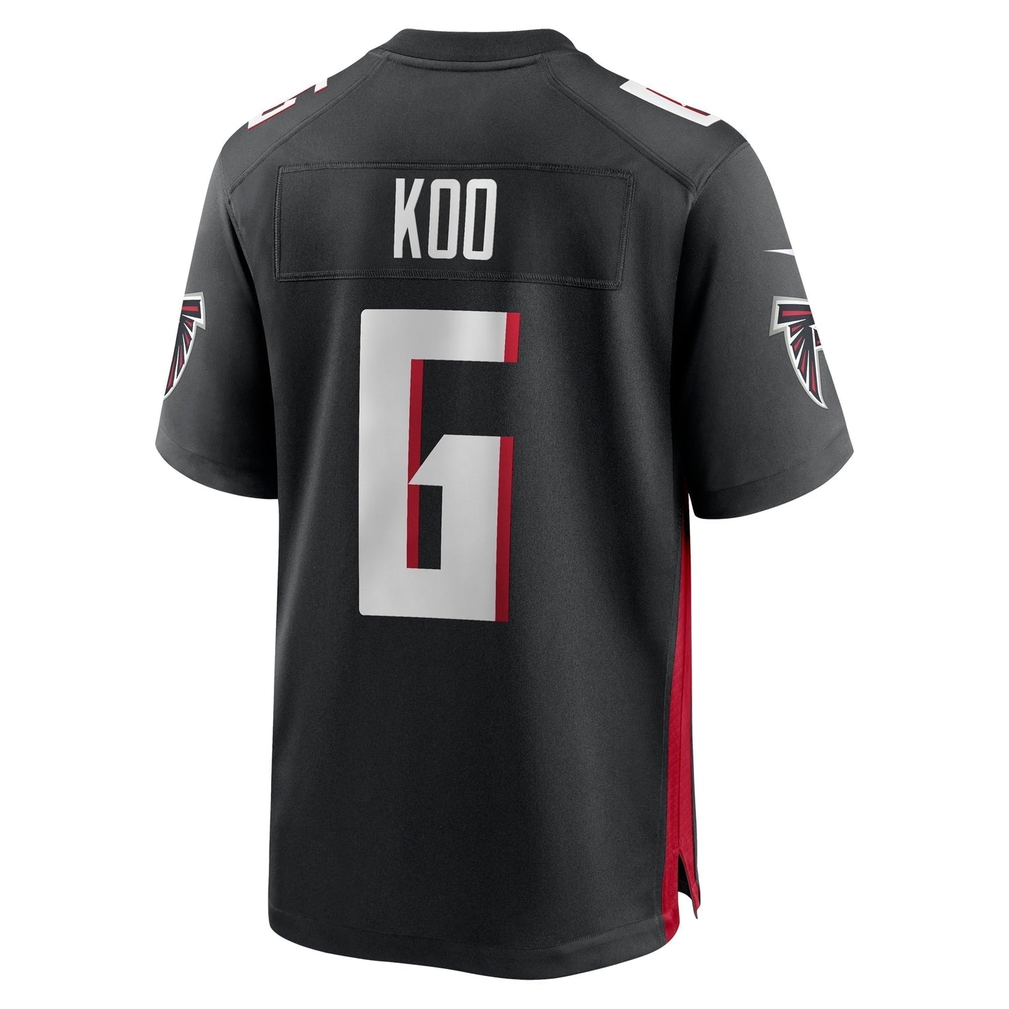 Younghoe Koo Atlanta Falcons Team Game Jersey - Black football jersey product view 3