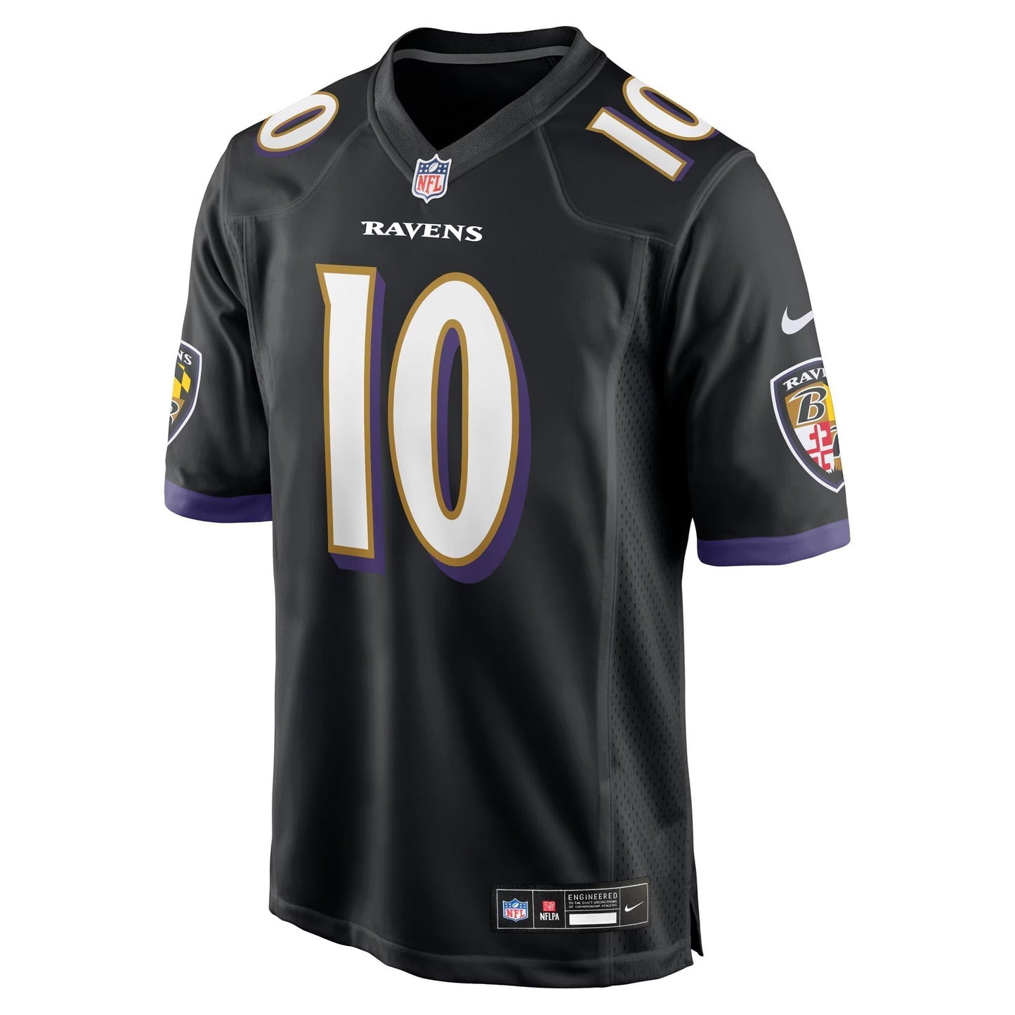 Baltimore Ravens DeAndre Hopkins Black Alternate Game Jersey football jersey product view 2