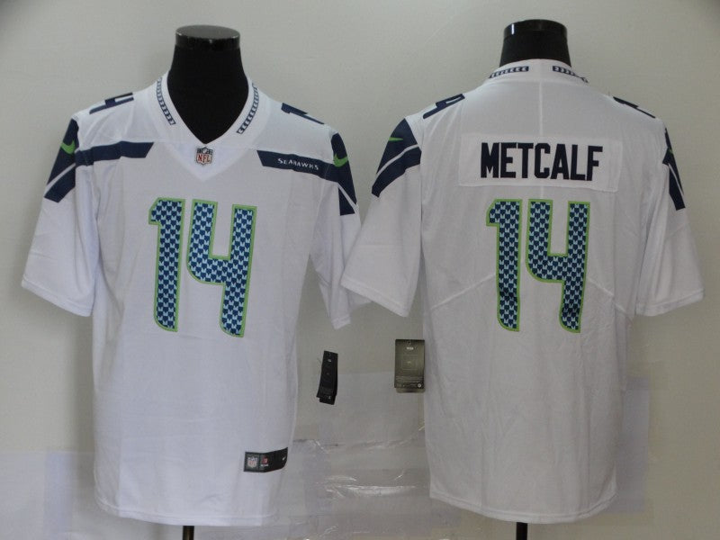 Men's Seattle Seahawks DK Metcalf White Game Jersey football jersey product view 1