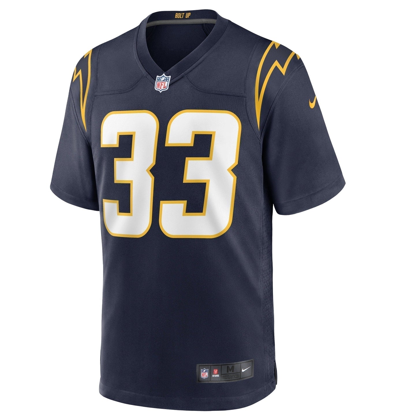 Derwin James Los Angeles Chargers Alternate Game Jersey - Navy football jersey product view 2
