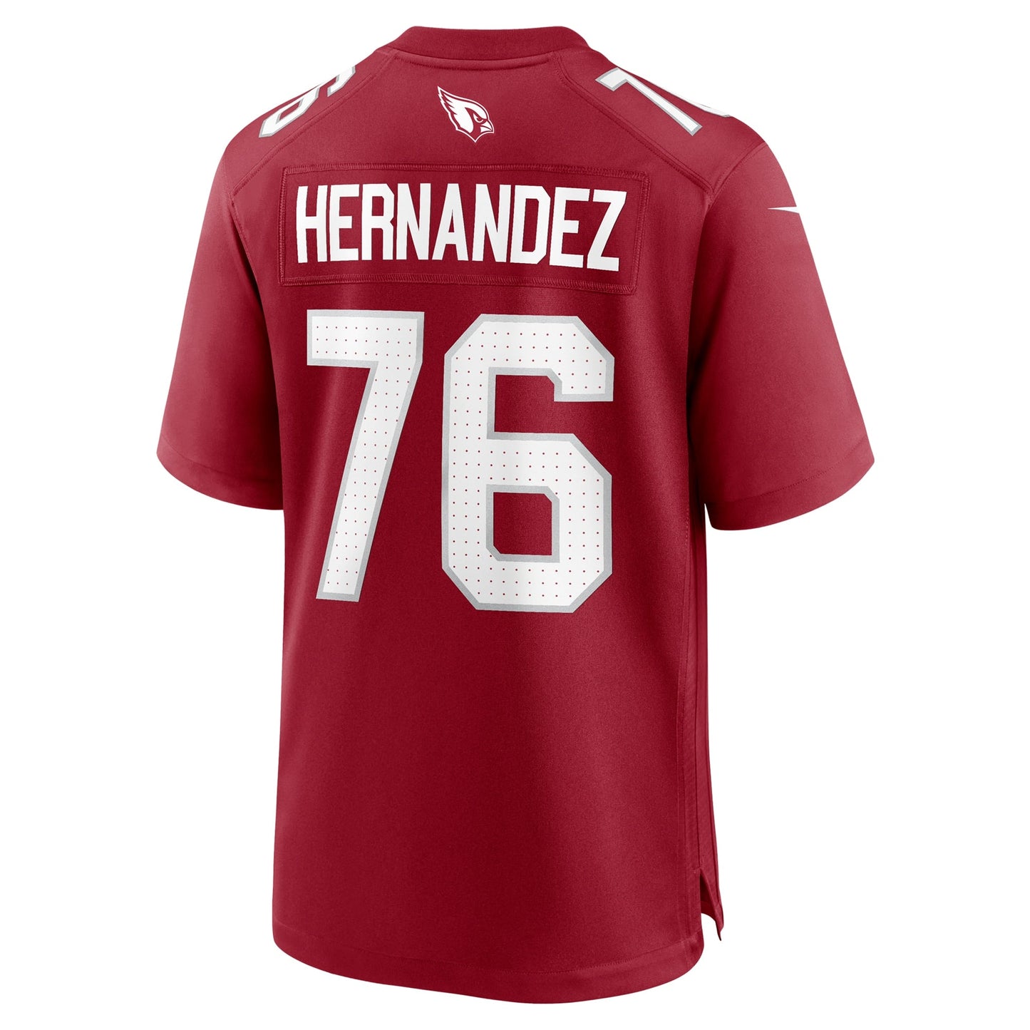 Will Hernandez Arizona Cardinals Team Game Jersey - Cardinal football jersey product view 3