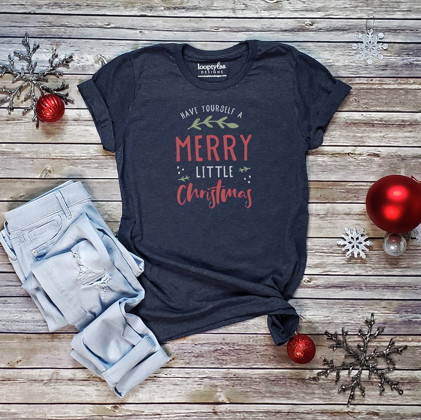 Merry Little Christmas Tee | Christmas | Sizes XS-2XL Unisex T-shirt, Sweatshirt, Hoodie, Long Sleeve Tee - T-Shirt, Sweatshirt, Hoodie