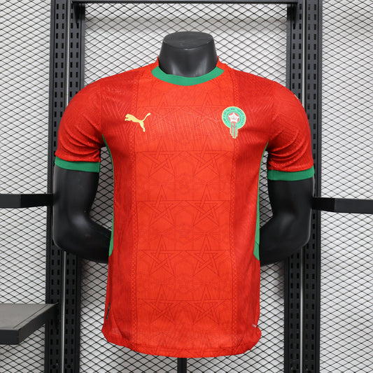 2026 Morocco Home Player Version Jersey sports jersey product view 1