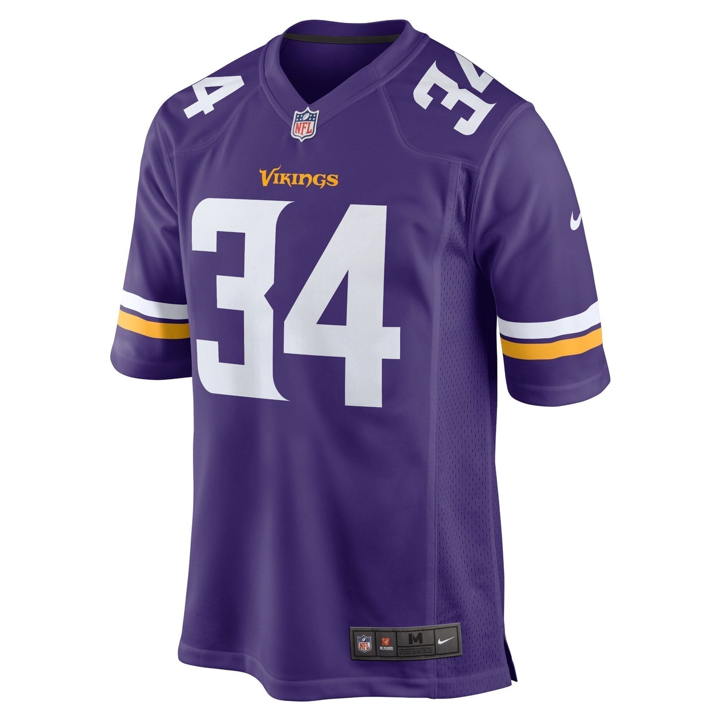 Nick Muse Minnesota Vikings Home Game Jersey - Purple football jersey product view 2