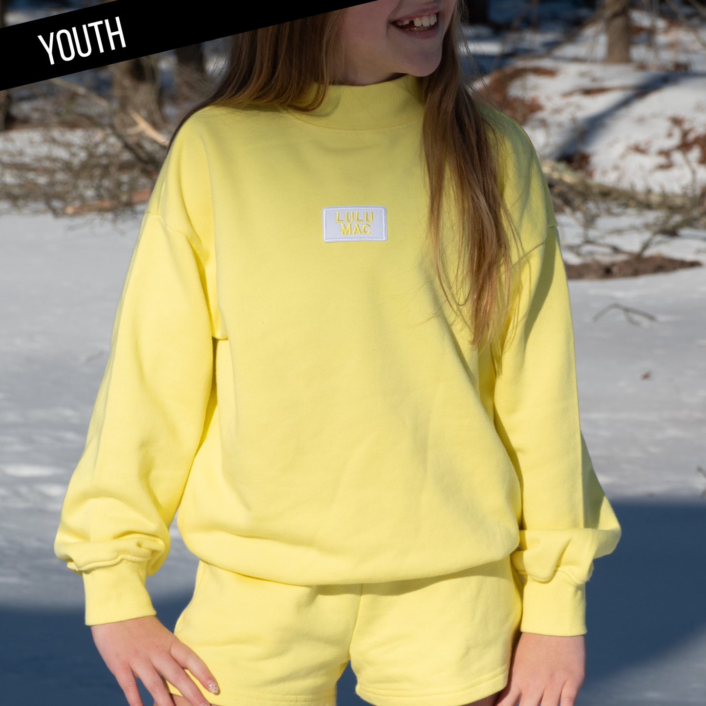 KD-TP-1001 Kid Longsleeve Terry Cloth Top-Yellow Unisex T-shirt, Sweatshirt, Hoodie, Long Sleeve Tee - T-Shirt, Sweatshirt, Hoodie