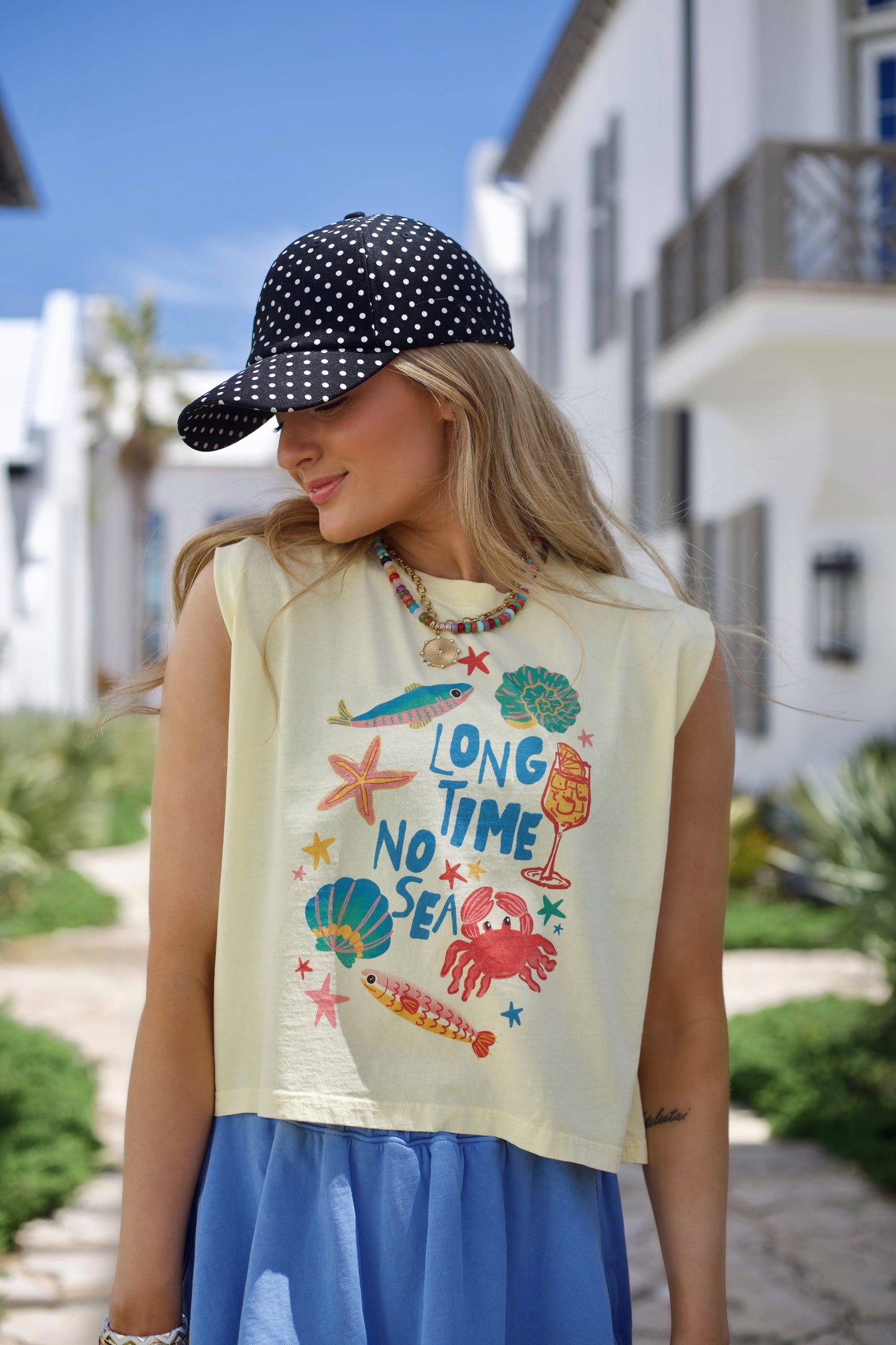 Long Time No Sea Tank Unisex T-shirt, Sweatshirt, Hoodie, Long Sleeve Tee - T-Shirt, Sweatshirt, Hoodie