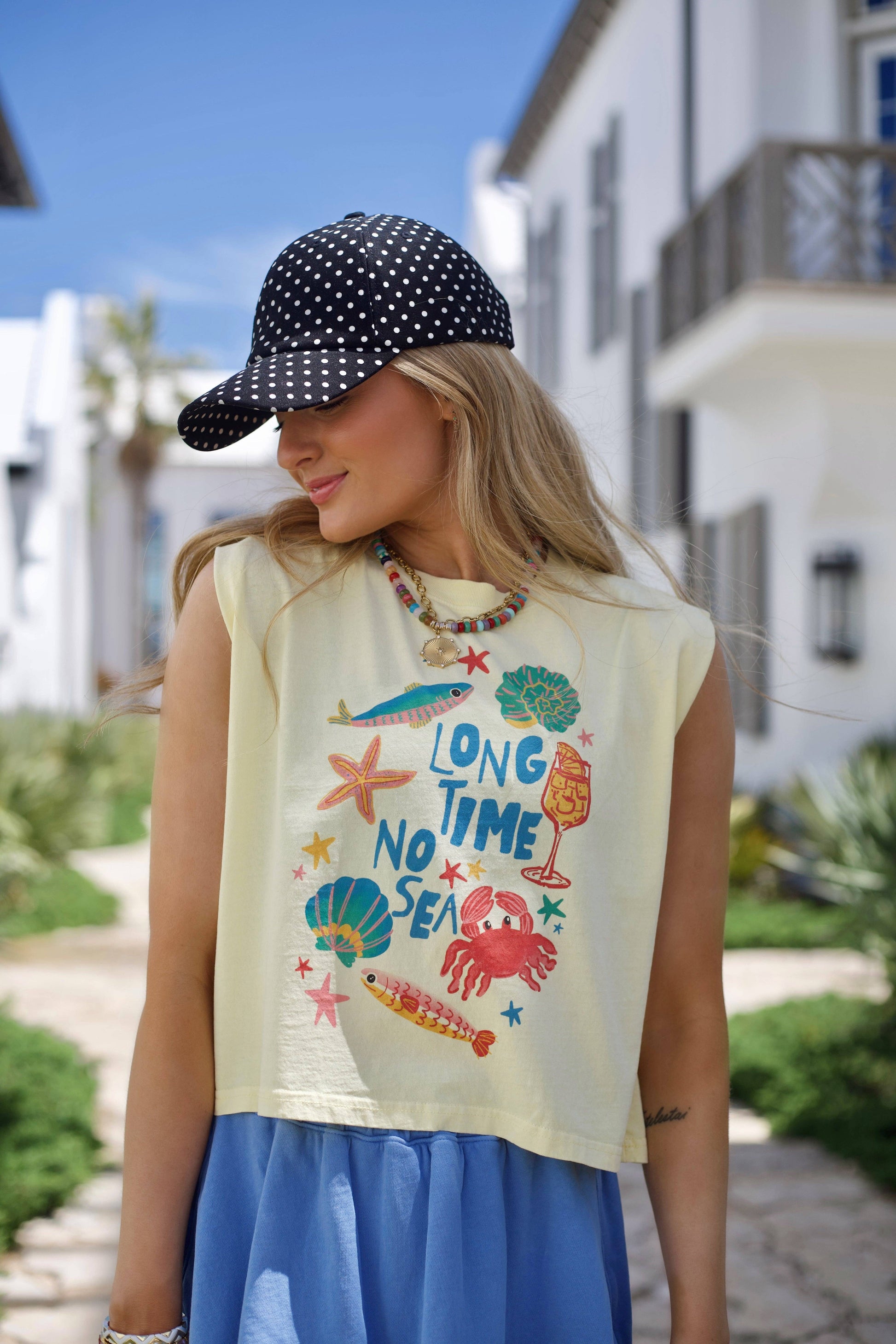 Long Time No Sea Tank Unisex T-shirt, Sweatshirt, Hoodie, Long Sleeve Tee - T-Shirt, Sweatshirt, Hoodie