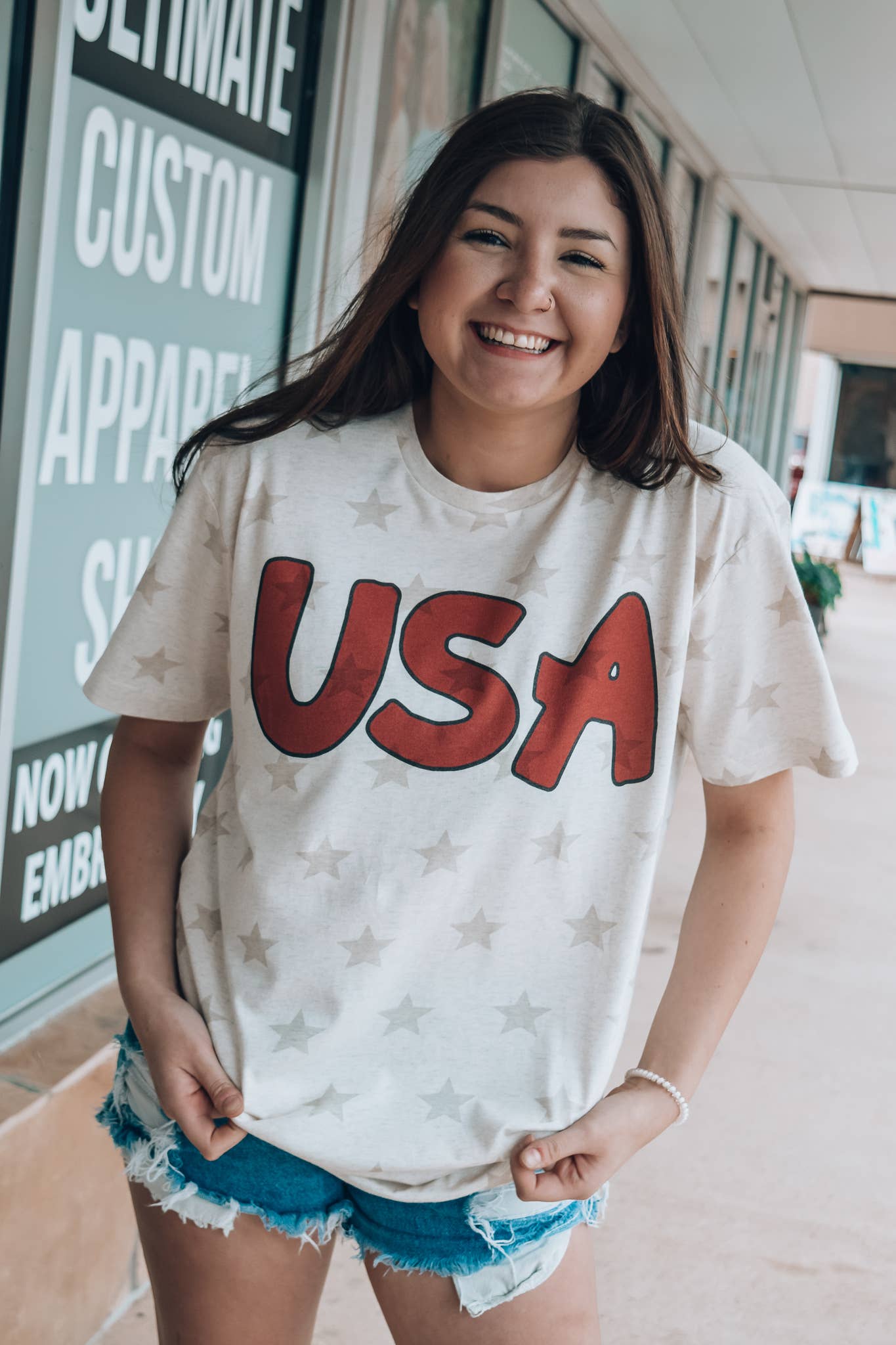 USA Star Tee Unisex T-shirt, Sweatshirt, Hoodie, Long Sleeve Tee - T-Shirt, Sweatshirt, Hoodie