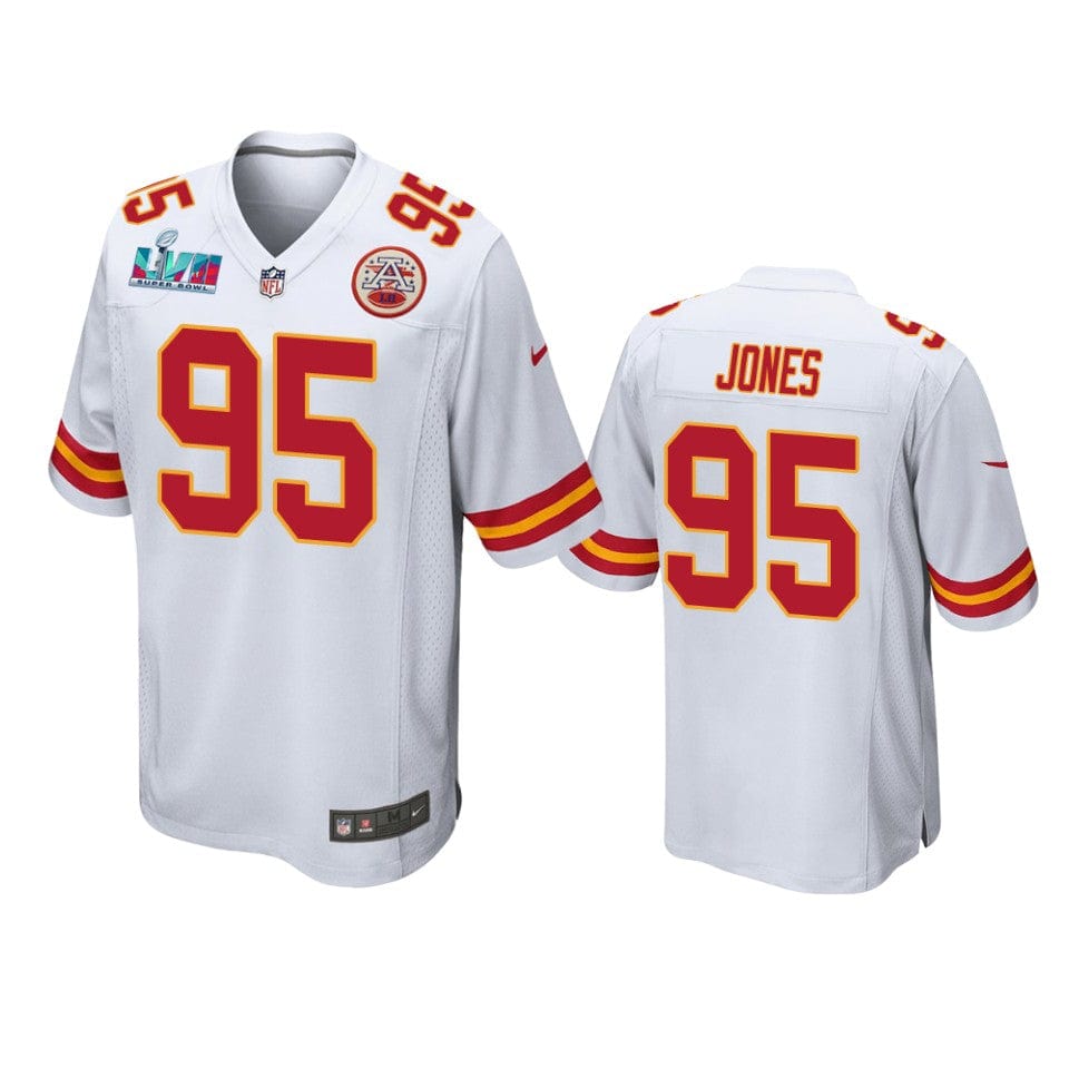 Chris Jones Kansas City Chiefs Super Bowl Jersey football jersey product view 1