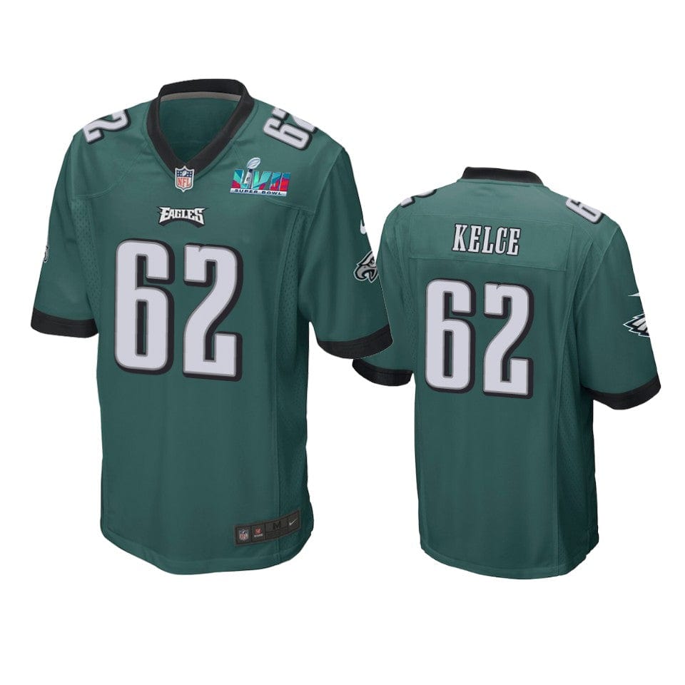 Jason Kelce Philadelphia Eagles Super Bowl Jersey football jersey product view 1