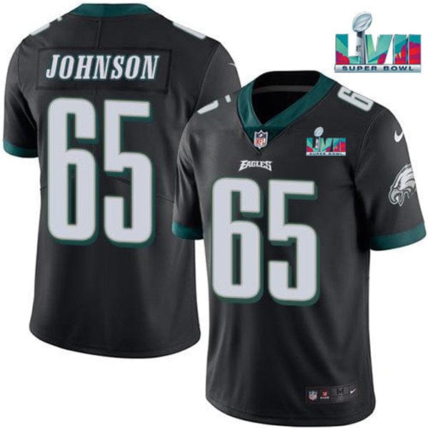 Lane Johnson Philadelphia Eagles Super Bowl Jersey football jersey product view 1
