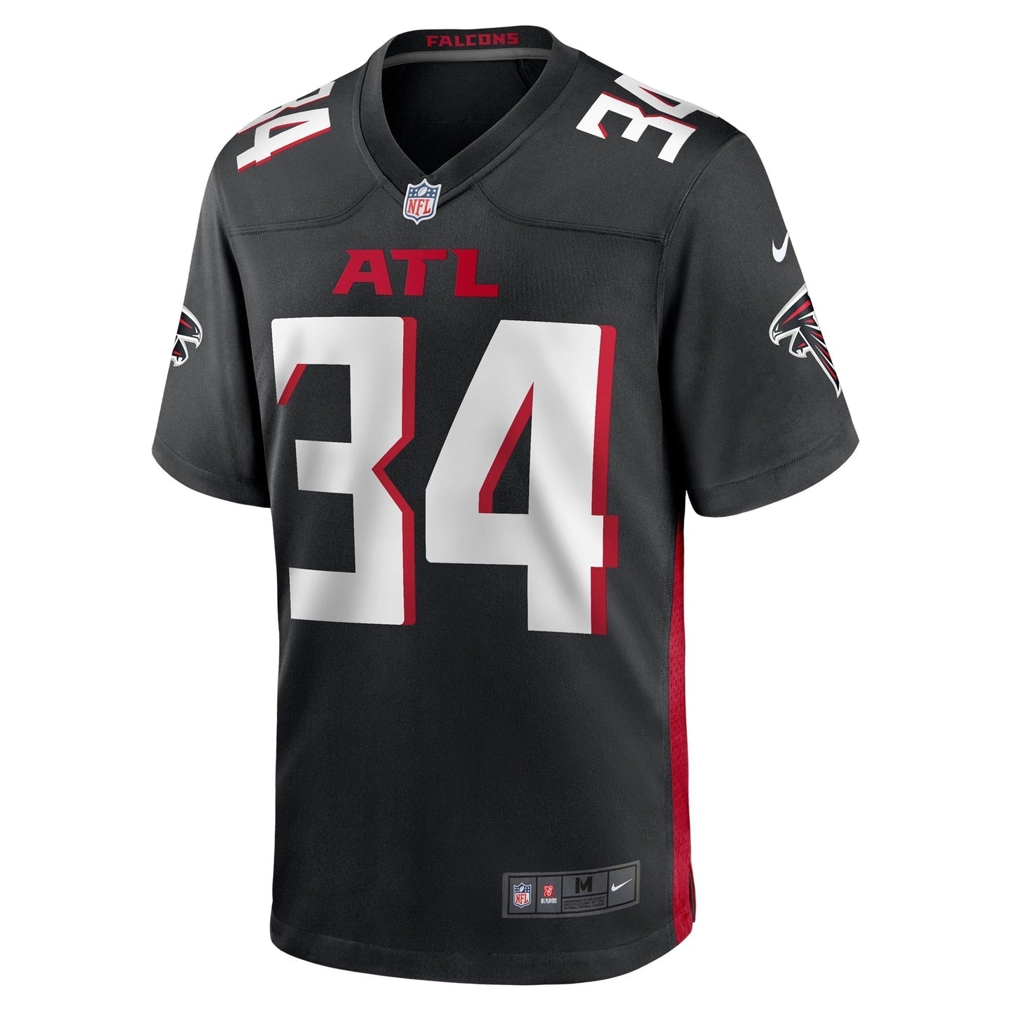 Ray-Ray McCloud III Atlanta Falcons Team Game Jersey - Black football jersey product view 2