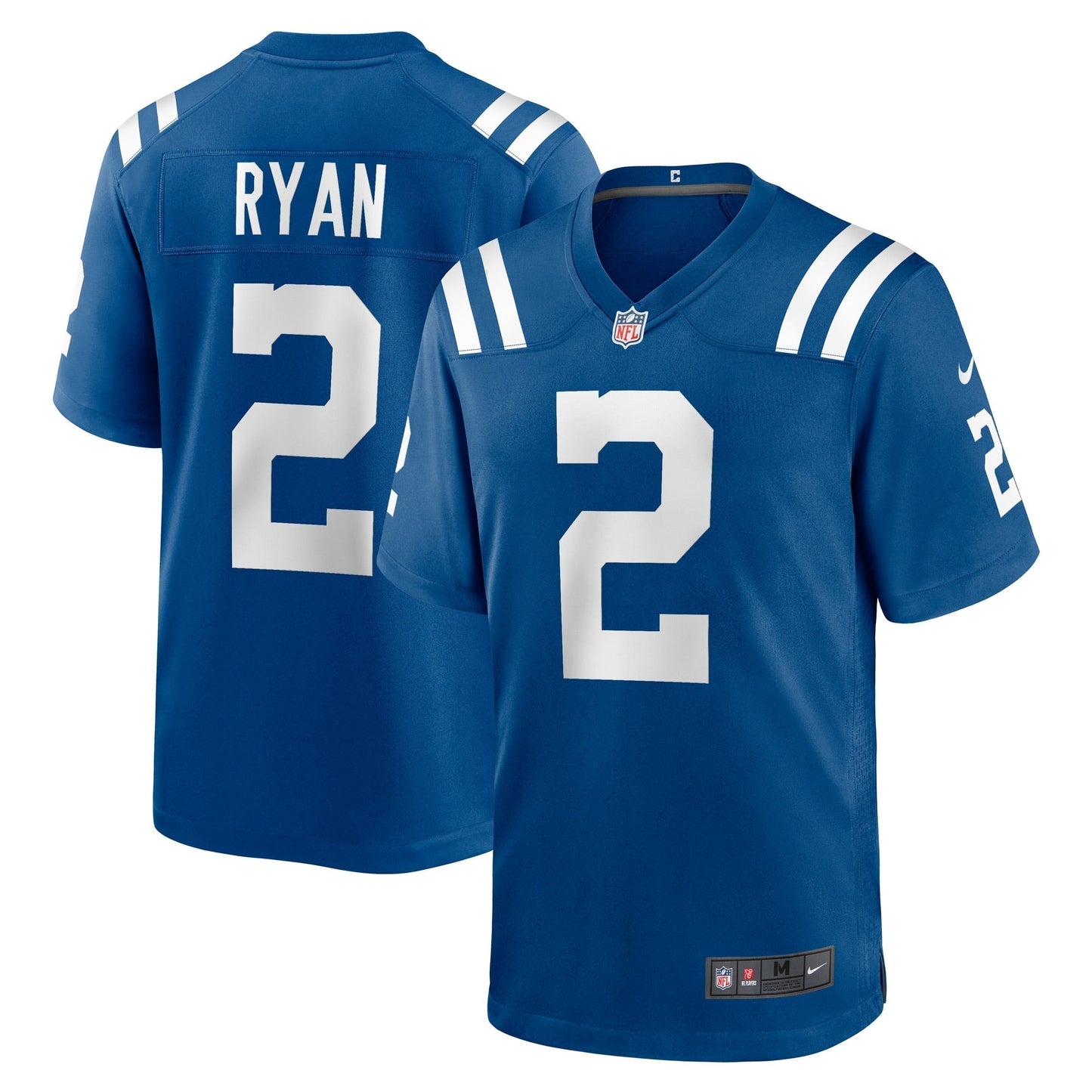 Matt Ryan Indianapolis Colts Game Jersey - Royal football jersey product view 1