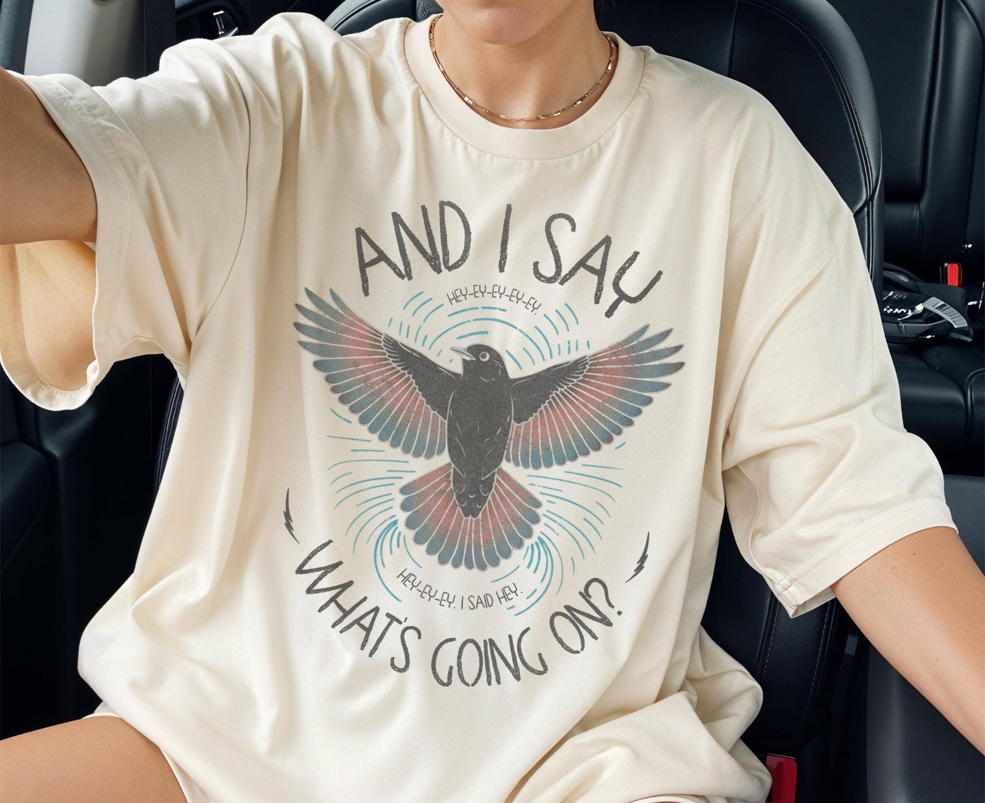 Vintage 4 Non Blondes Song Lyrics Rock Band Tee Unisex T-shirt, Sweatshirt, Hoodie, Long Sleeve Tee - T-Shirt, Sweatshirt, Hoodie