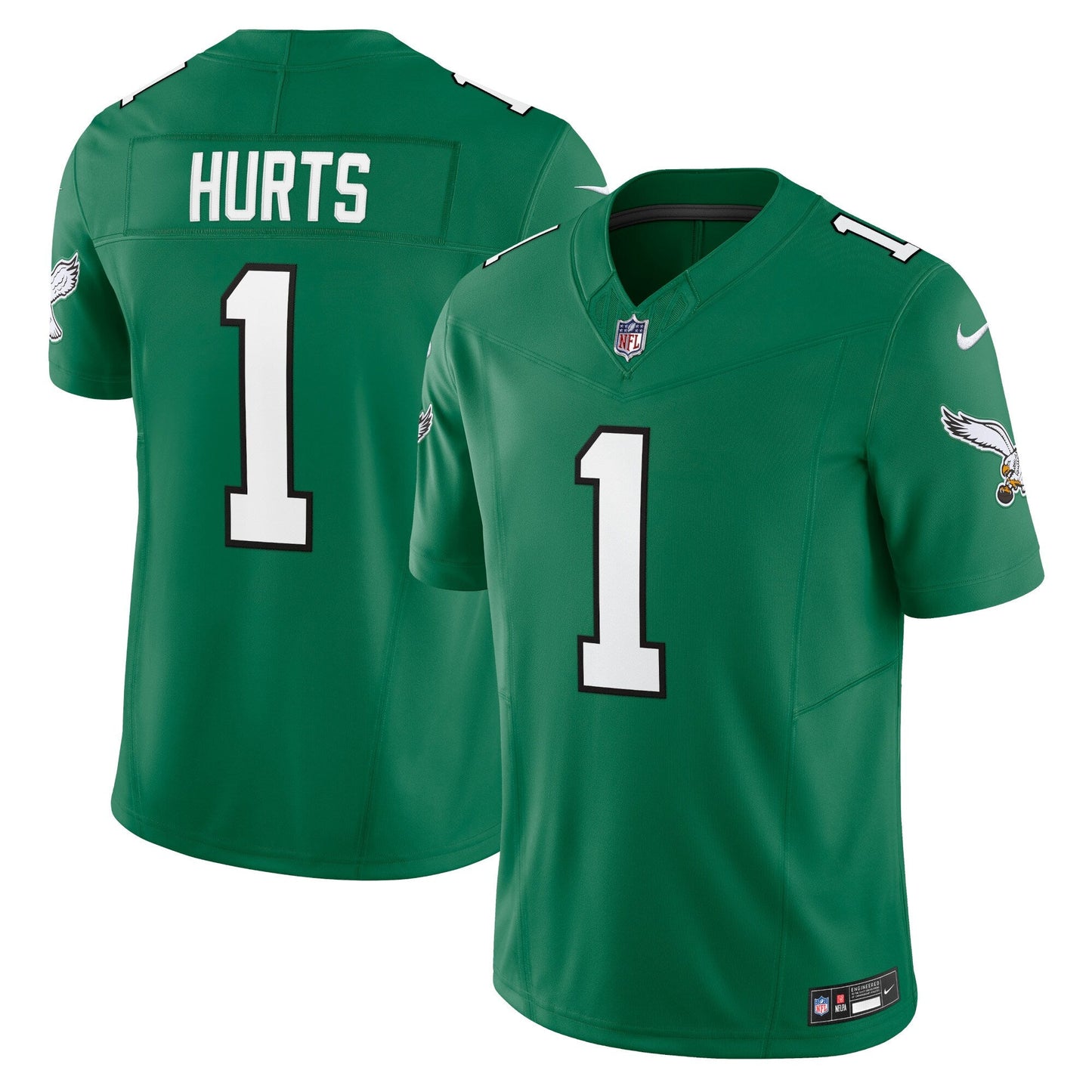 Jalen Hurts Philadelphia Eagles Vapor F.U.S.E. Limited Jersey - Kelly Green football jersey product view 1