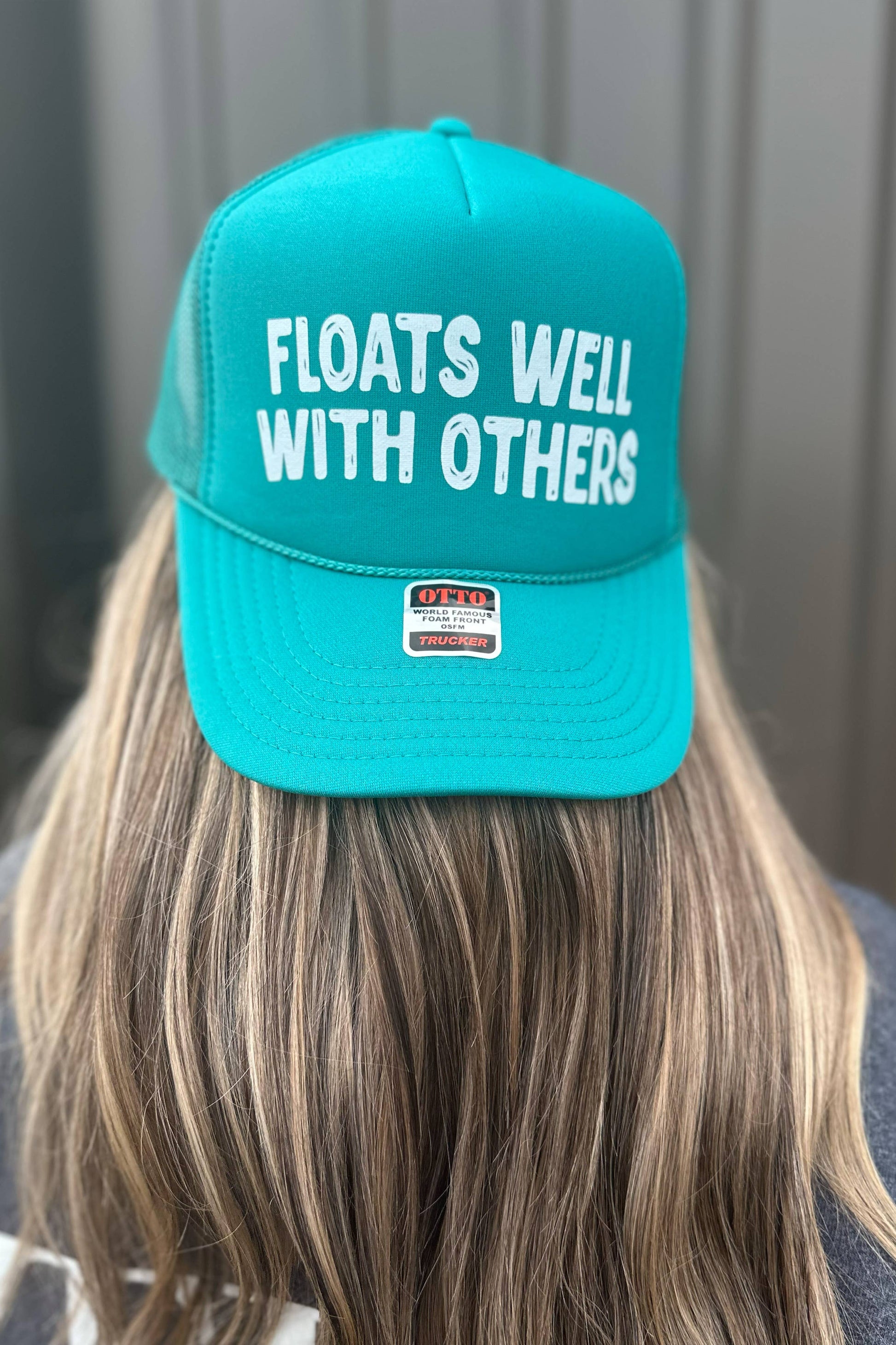 Floats Well with Others Trucker Hat Unisex T-shirt, Sweatshirt, Hoodie, Long Sleeve Tee - T-Shirt, Sweatshirt, Hoodie