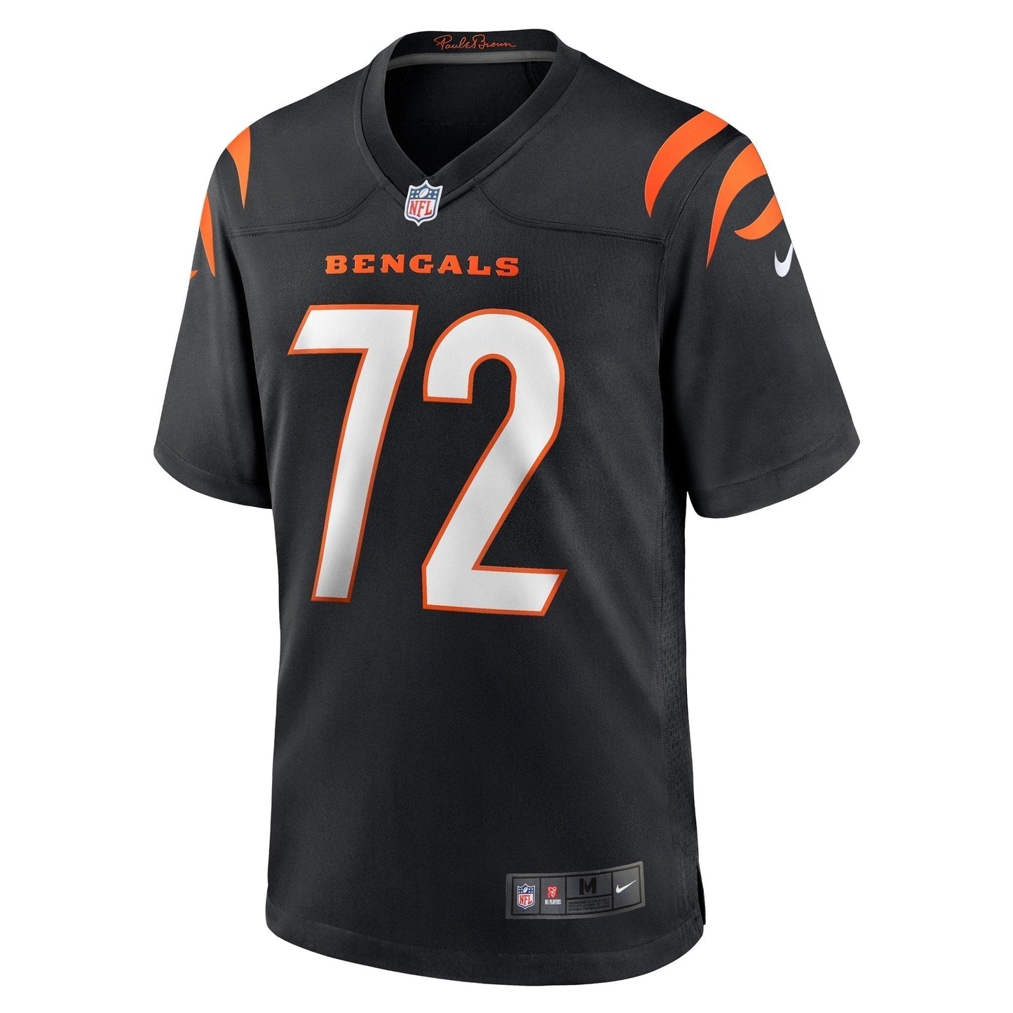 Domenique Davis Cincinnati Bengals Game Jersey - Black football jersey product view 2