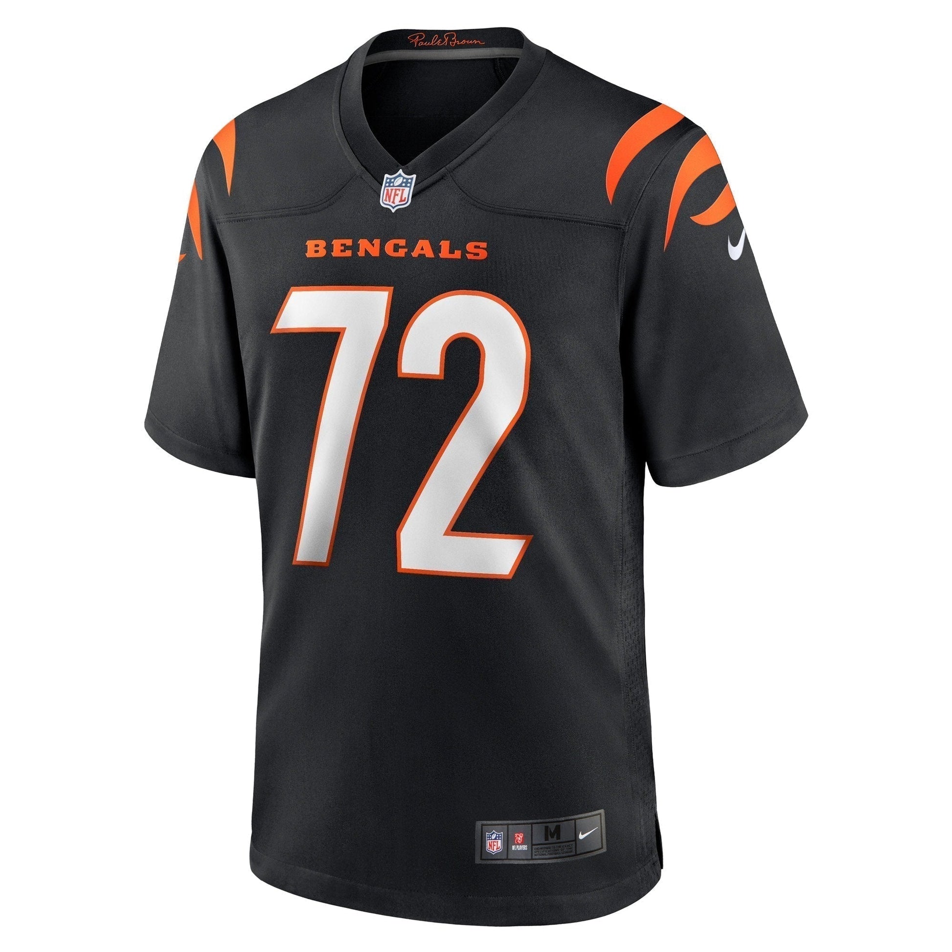 Domenique Davis Cincinnati Bengals Game Jersey - Black football jersey product view 2