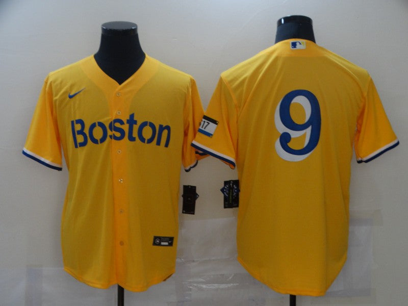 Men's Boston Red Sox Ted Williams Gold City Connect Replica Player Jersey baseball jersey product view 1