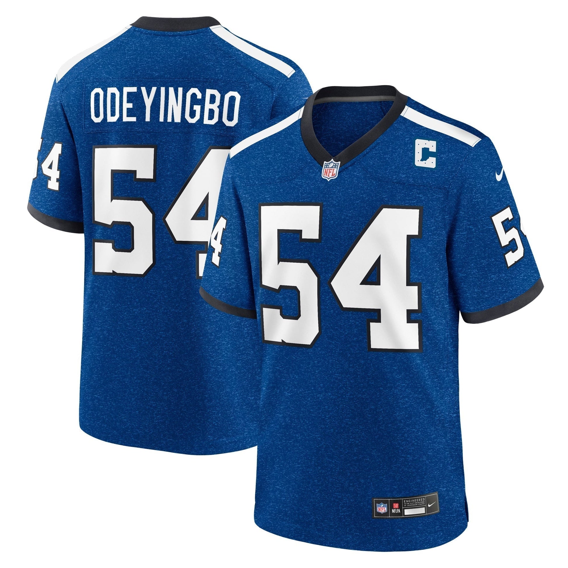 Dayo Odeyingbo Indianapolis Colts Indiana Nights Alternate Game Jersey - Royal football jersey product view 1