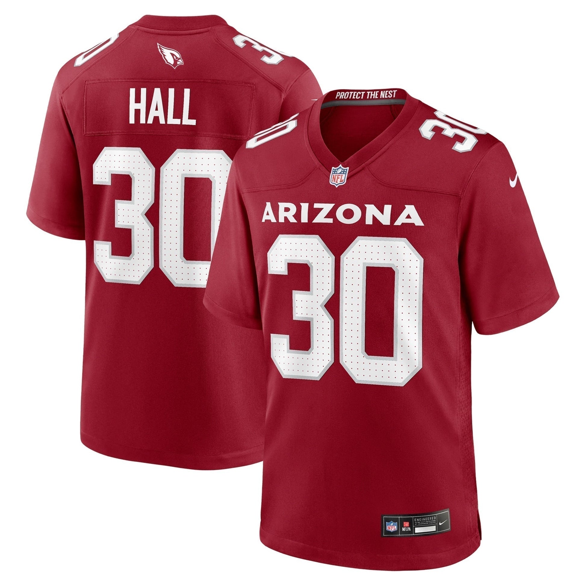 Darren Hall Arizona Cardinals Team Game Jersey - Cardinal football jersey product view 1