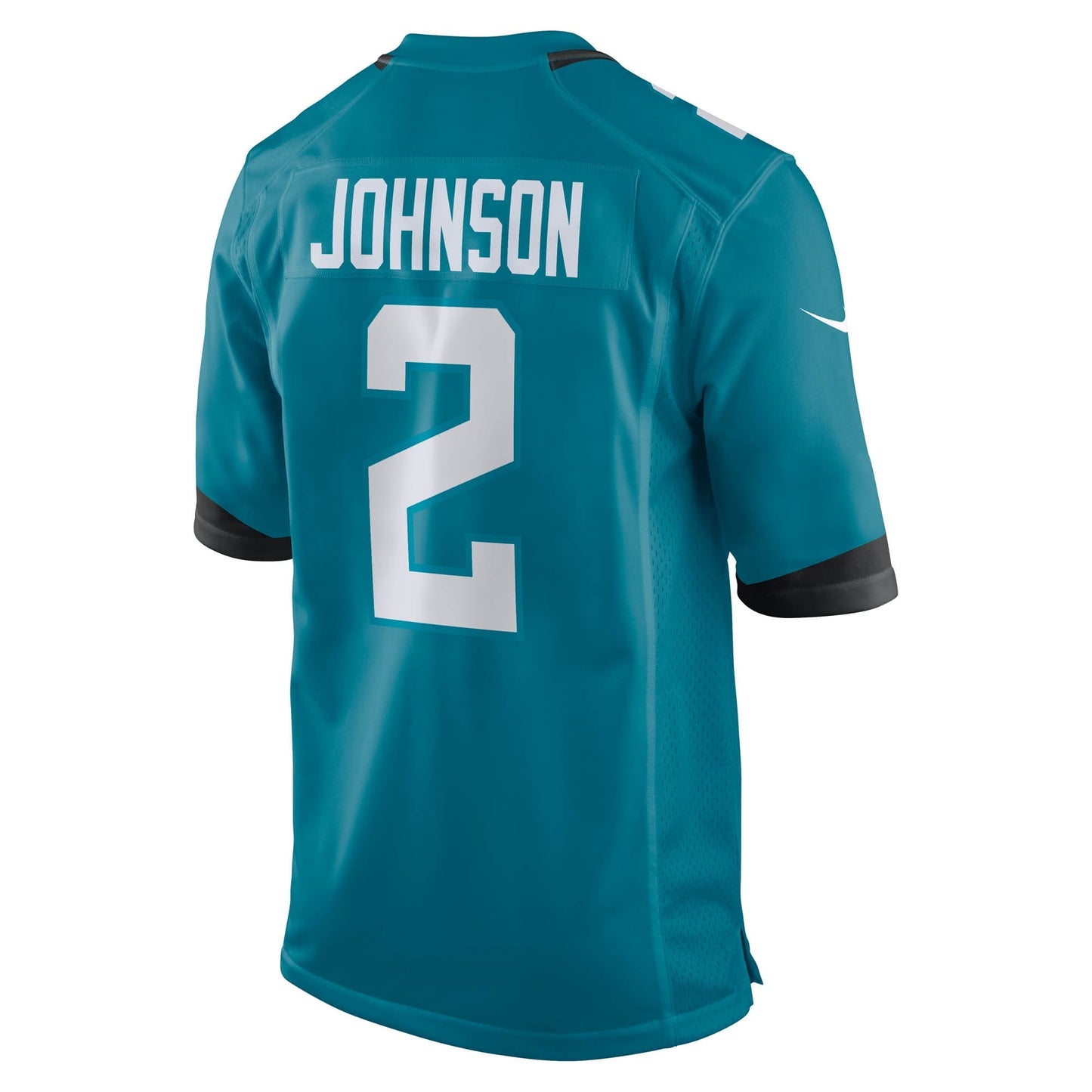 D'Ernest Johnson Jacksonville Jaguars Team Game Jersey - Teal football jersey product view 3