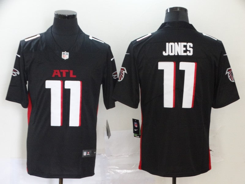 Men's Atlanta Falcons Julio Jones #11 Black Game Player Jersey1 football jersey product view 1