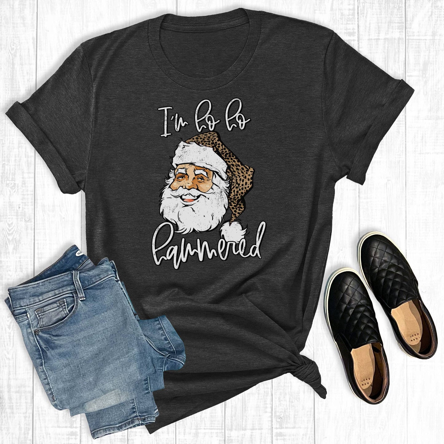 I'm Ho Ho Hammered Charcoal Unisex T-shirt, Sweatshirt, Hoodie, Long Sleeve Tee - T-Shirt, Sweatshirt, Hoodie