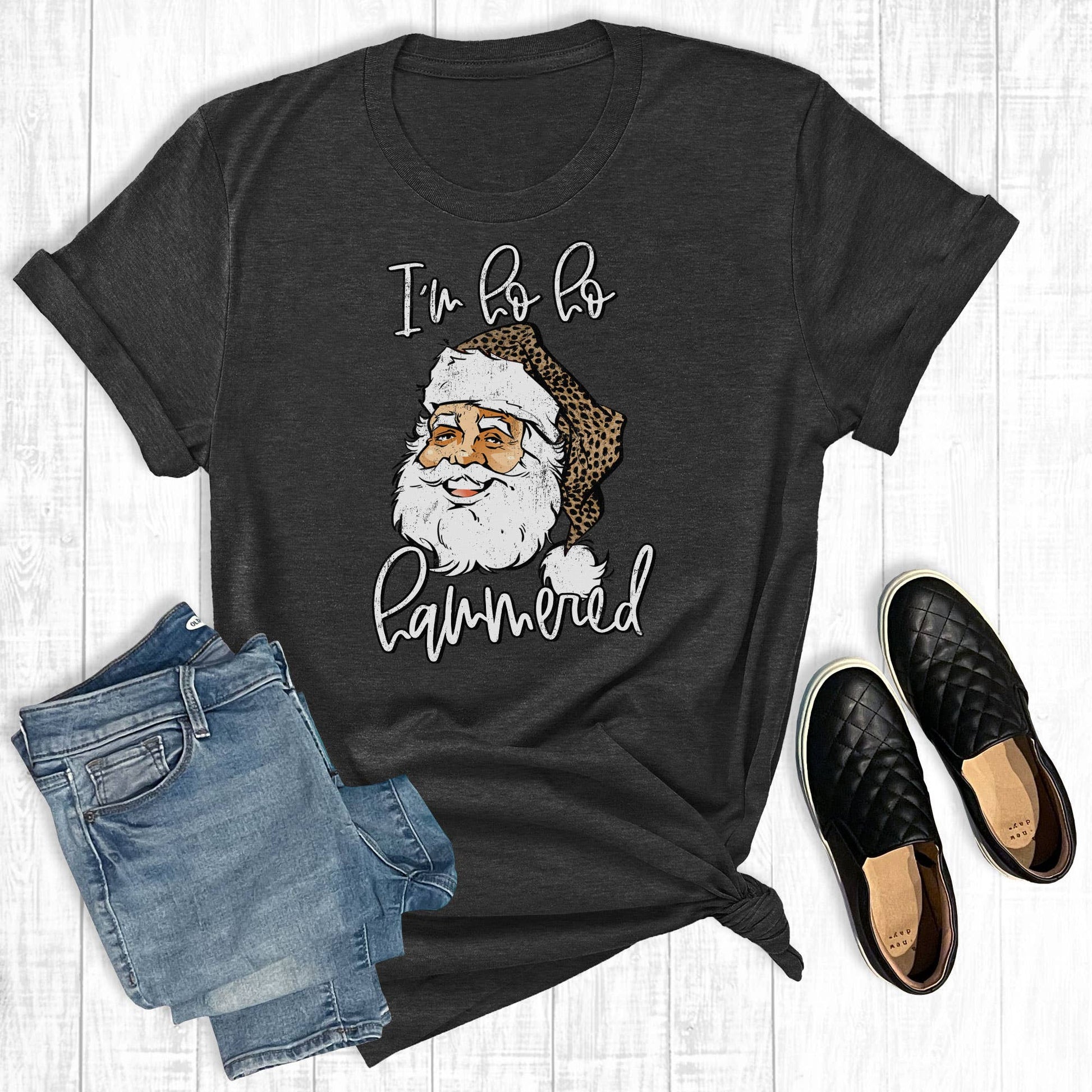 I'm Ho Ho Hammered Charcoal Unisex T-shirt, Sweatshirt, Hoodie, Long Sleeve Tee - T-Shirt, Sweatshirt, Hoodie