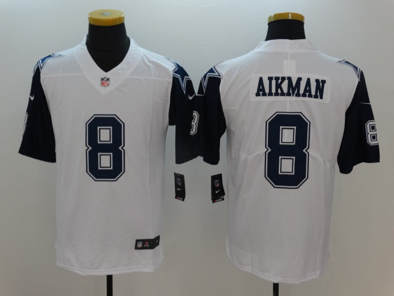 Men's Dallas Cowboys Troy Aikman White Game Player Jersey football jersey product view 1