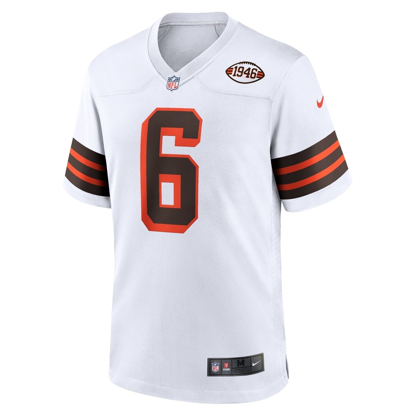 Baker Mayfield Cleveland Browns 1946 Collection Alternate Game Jersey - White football jersey product view 2