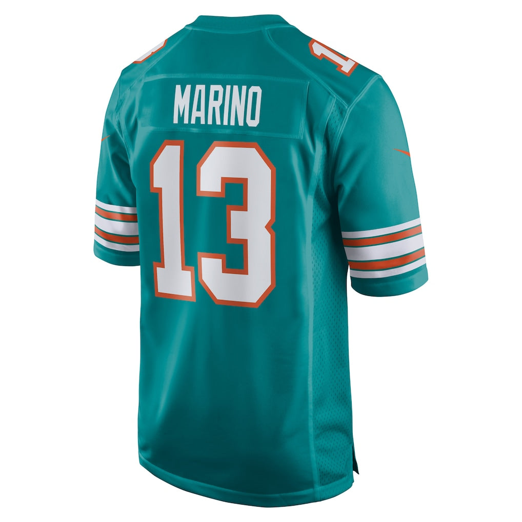 M.Dolphins #13 Dan Marino Aqua Retired Player Jersey football jersey product view 1