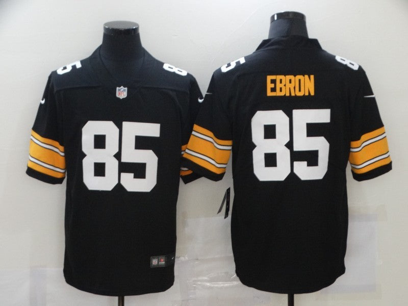 Men's Pittsburgh Steelers Eric Ebron Black Player Game Jersey football jersey product view 1