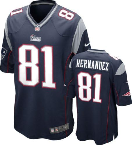 New England Patriots Aaron Hernandez #81 Jersey football jersey product view 1