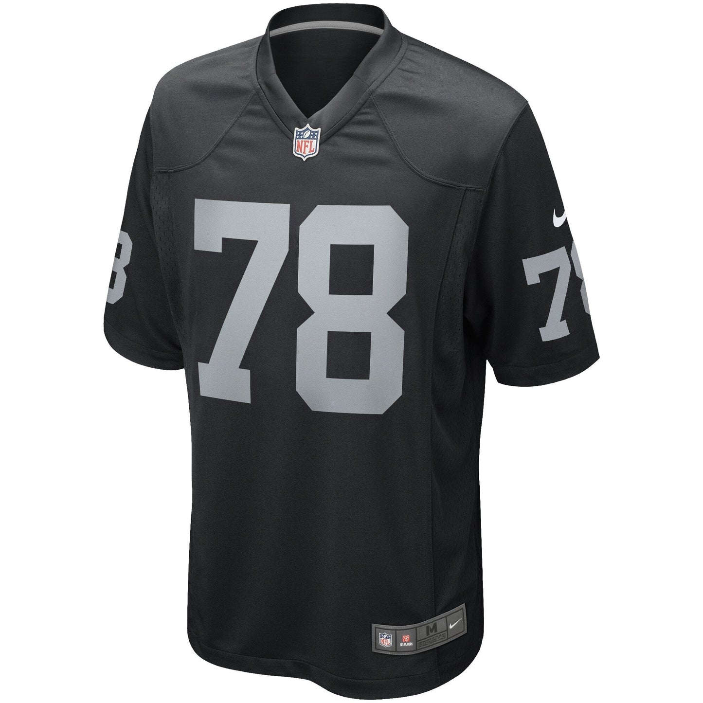 Art Shell Las Vegas Raiders Game Retired Jersey - Black football jersey product view 2