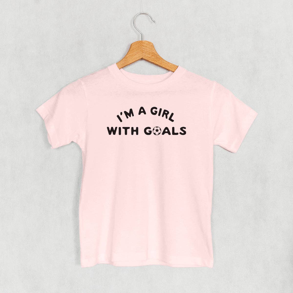 I'm A Girl with Goals Soccer (Kids) Unisex T-shirt, Sweatshirt, Hoodie, Long Sleeve Tee - T-Shirt, Sweatshirt, Hoodie