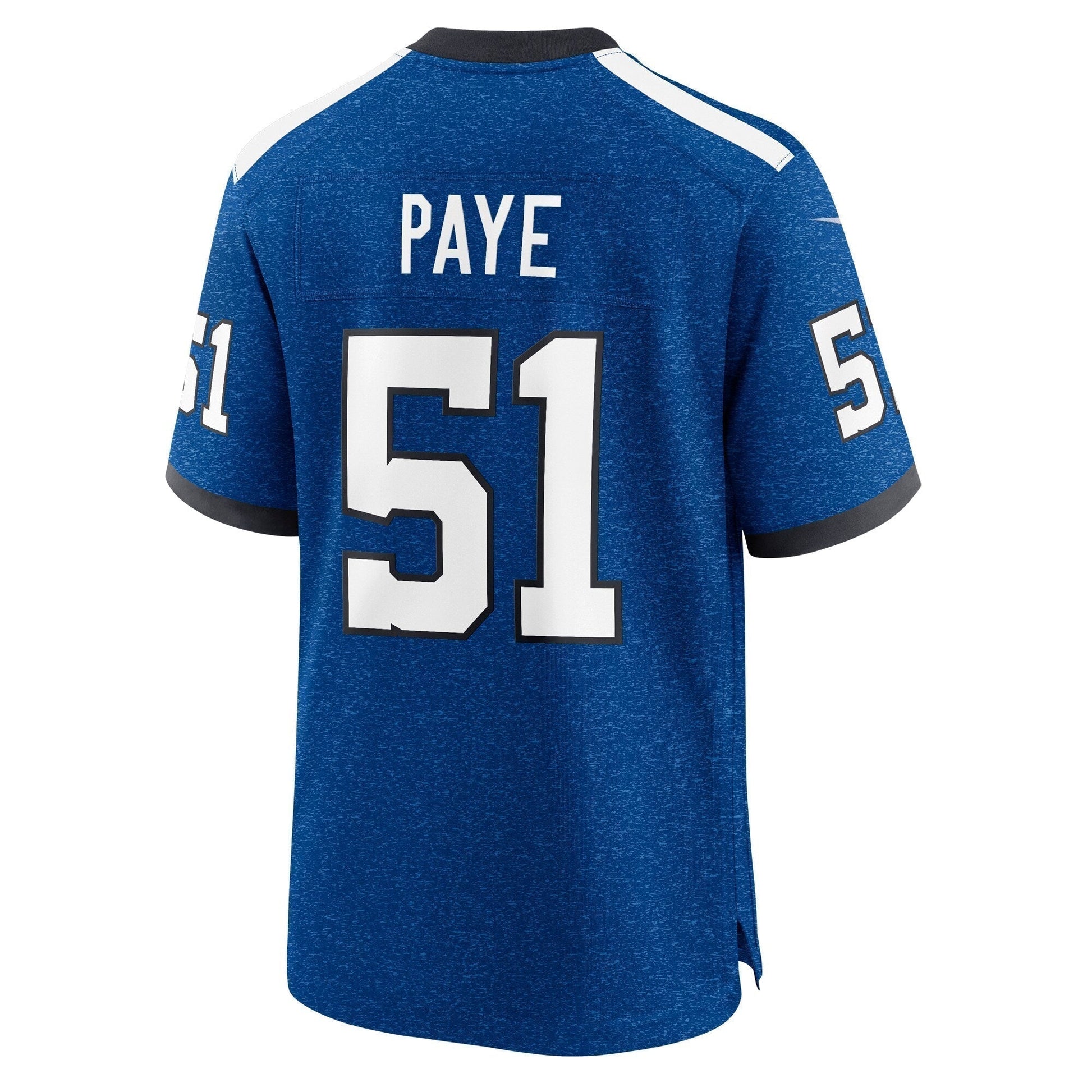 Kwity Paye Indianapolis Colts Indiana Nights Alternate Game Jersey - Royal football jersey product view 3