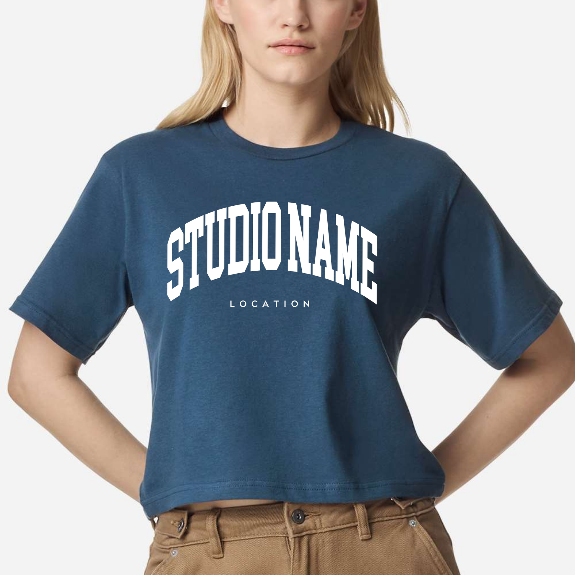 Custom Logo Design Women's Fine Cotton Jersey Boxy Tee Unisex T-shirt, Sweatshirt, Hoodie, Long Sleeve Tee - T-Shirt, Sweatshirt, Hoodie