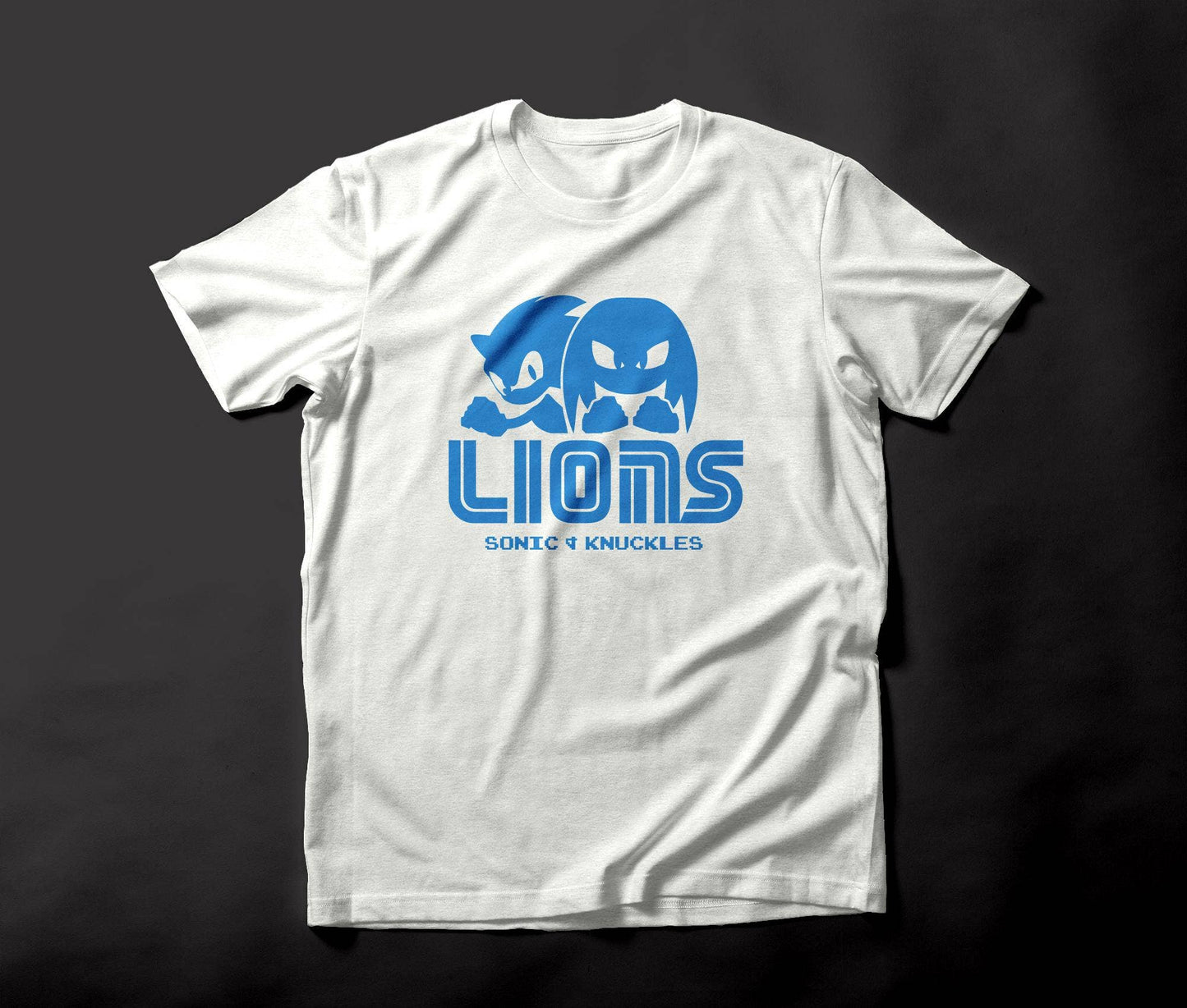 Lions Sonic & Knuckles Graphic Tee For Retro Fans Unisex T-shirt, Sweatshirt, Hoodie, Long Sleeve Tee - T-Shirt, Sweatshirt, Hoodie