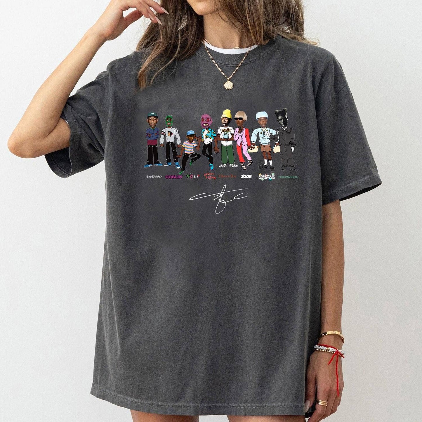 Tyler the Creator Sweatshirt Retro Rap Lover Hoodie Unisex T-shirt, Sweatshirt, Hoodie, Long Sleeve Tee - T-Shirt, Sweatshirt, Hoodie