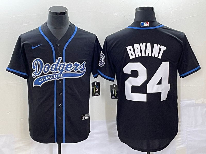 Men's Los Angeles Dodgers Kris Bryant Black Player Jersey Joint Edition basketball jersey product view 1