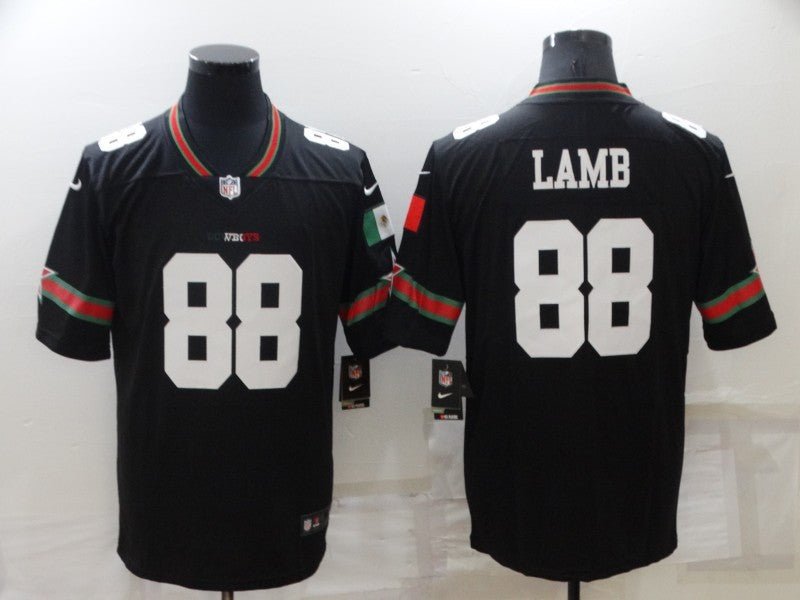 Men's Dallas Cowboys CeeDee Lamb #88 Black Game Player Jersey1 football jersey product view 1