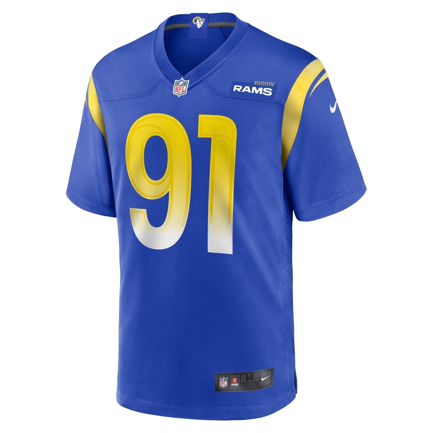 Kobie Turner Los Angeles Rams Home Game Jersey - Royal football jersey product view 2