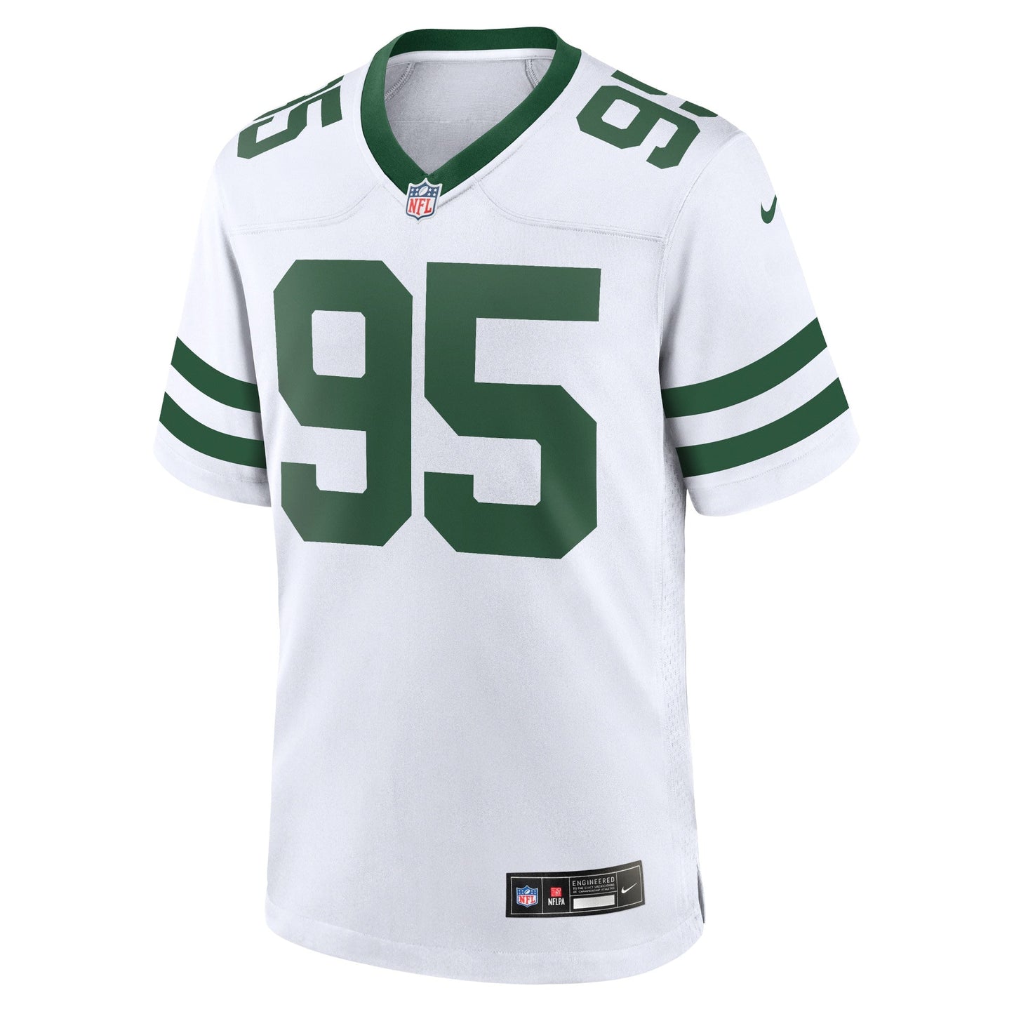 Quinnen Williams New York Jets Game Jersey - Legacy White football jersey product view 2