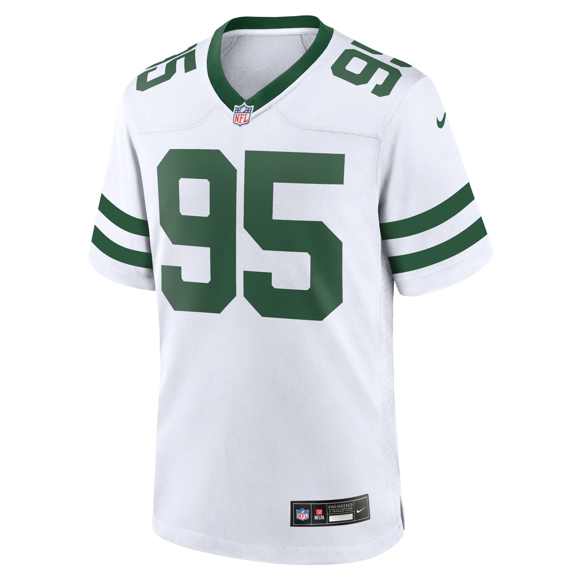 Quinnen Williams New York Jets Game Jersey - Legacy White football jersey product view 2