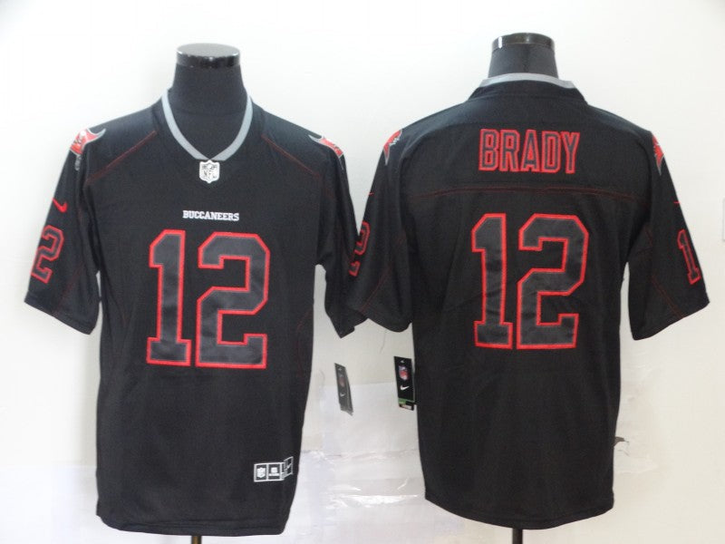Men's Tampa Bay Buccaneers Tom Brady #12 Black Alternate Game Jersey1 football jersey product view 1