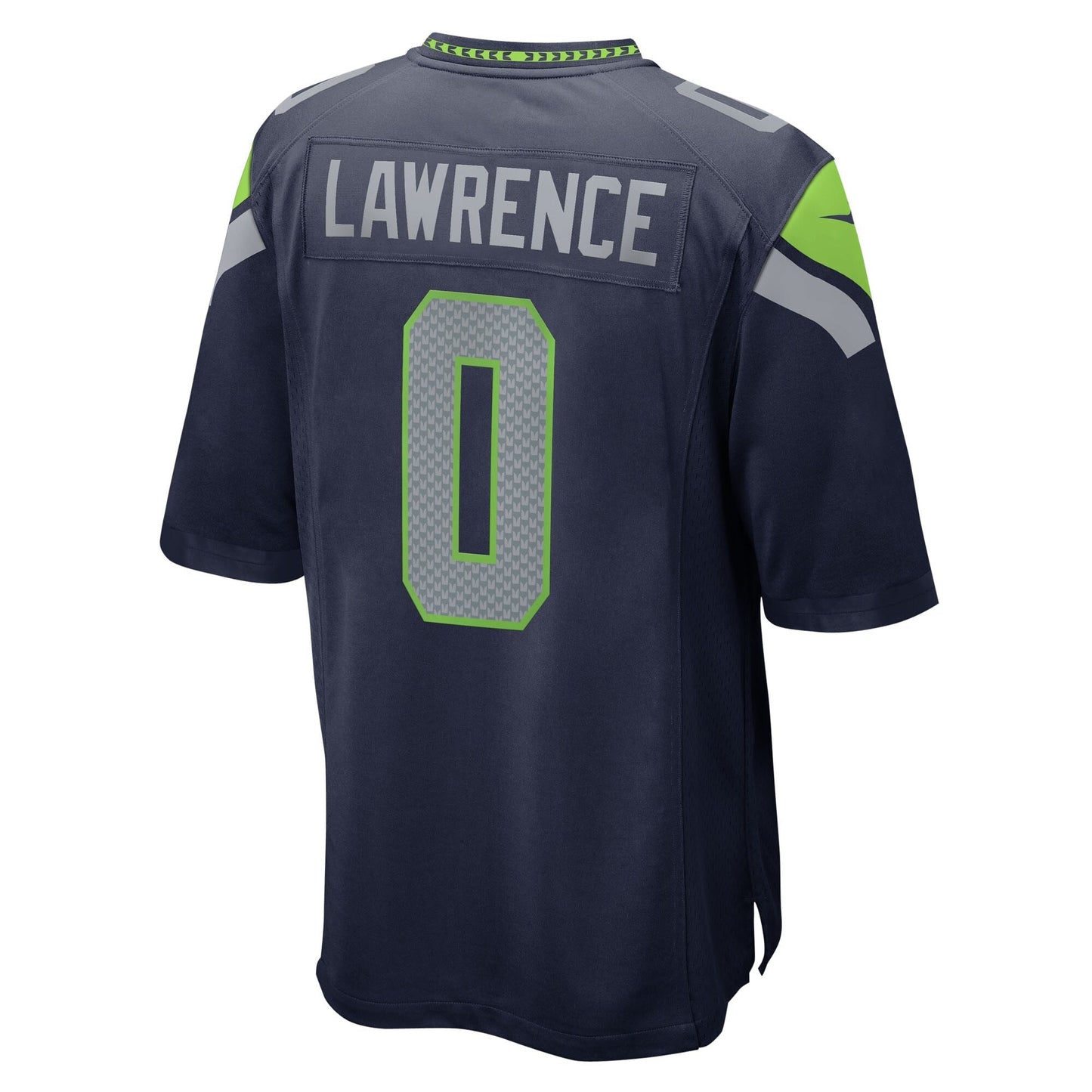 Seattle Seahawks DeMarcus Lawrence College Navy Team Game Jersey football jersey product view 2