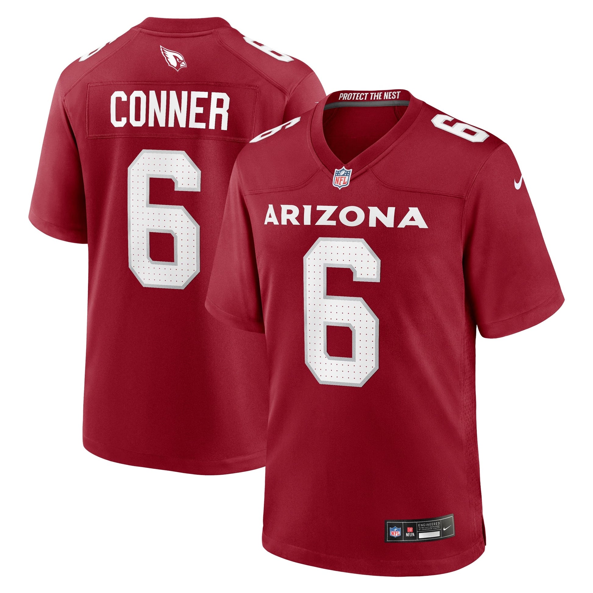James Conner Arizona Cardinals Home Game Jersey - Cardinal football jersey product view 1