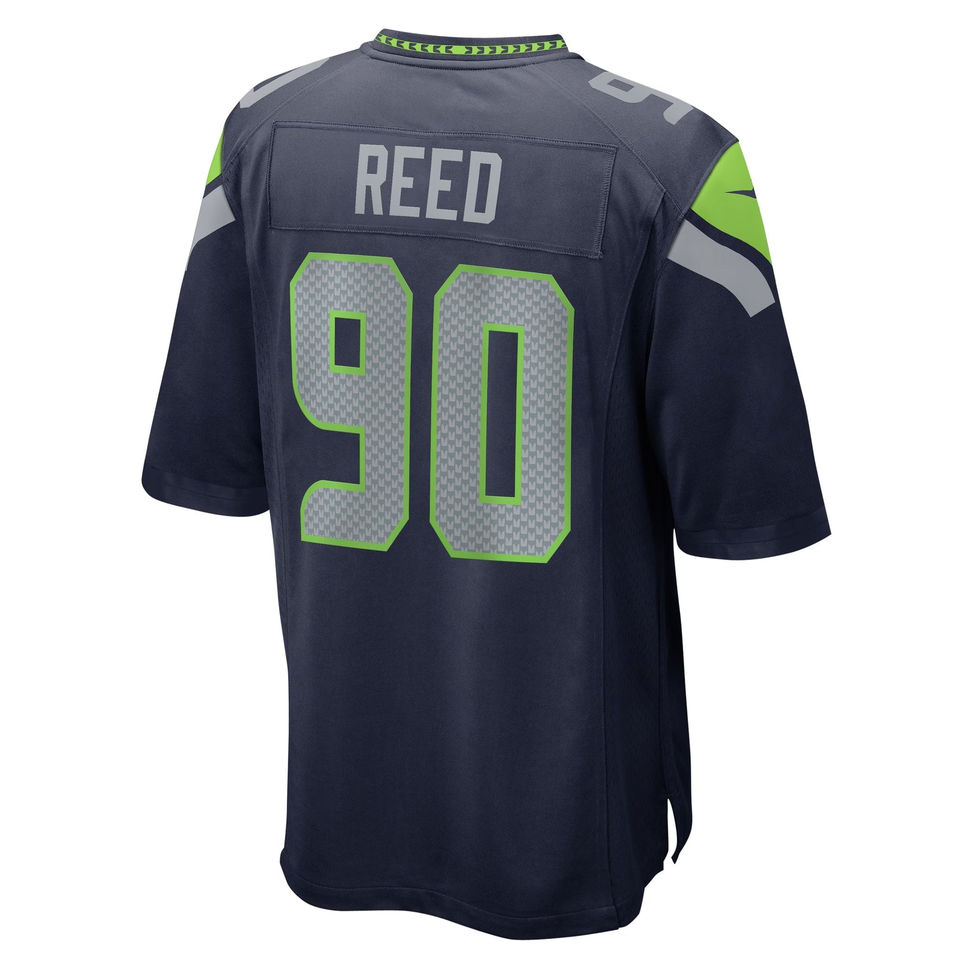 Seattle Seahawks Jarran Reed College Navy Game Jersey football jersey product view 1
