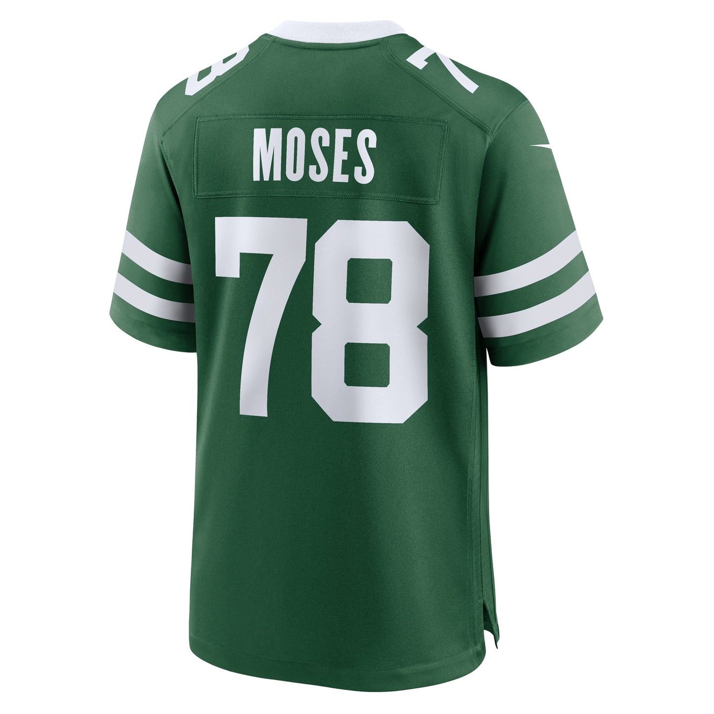 Morgan Moses New York Jets Game Jersey - Legacy Green football jersey product view 3